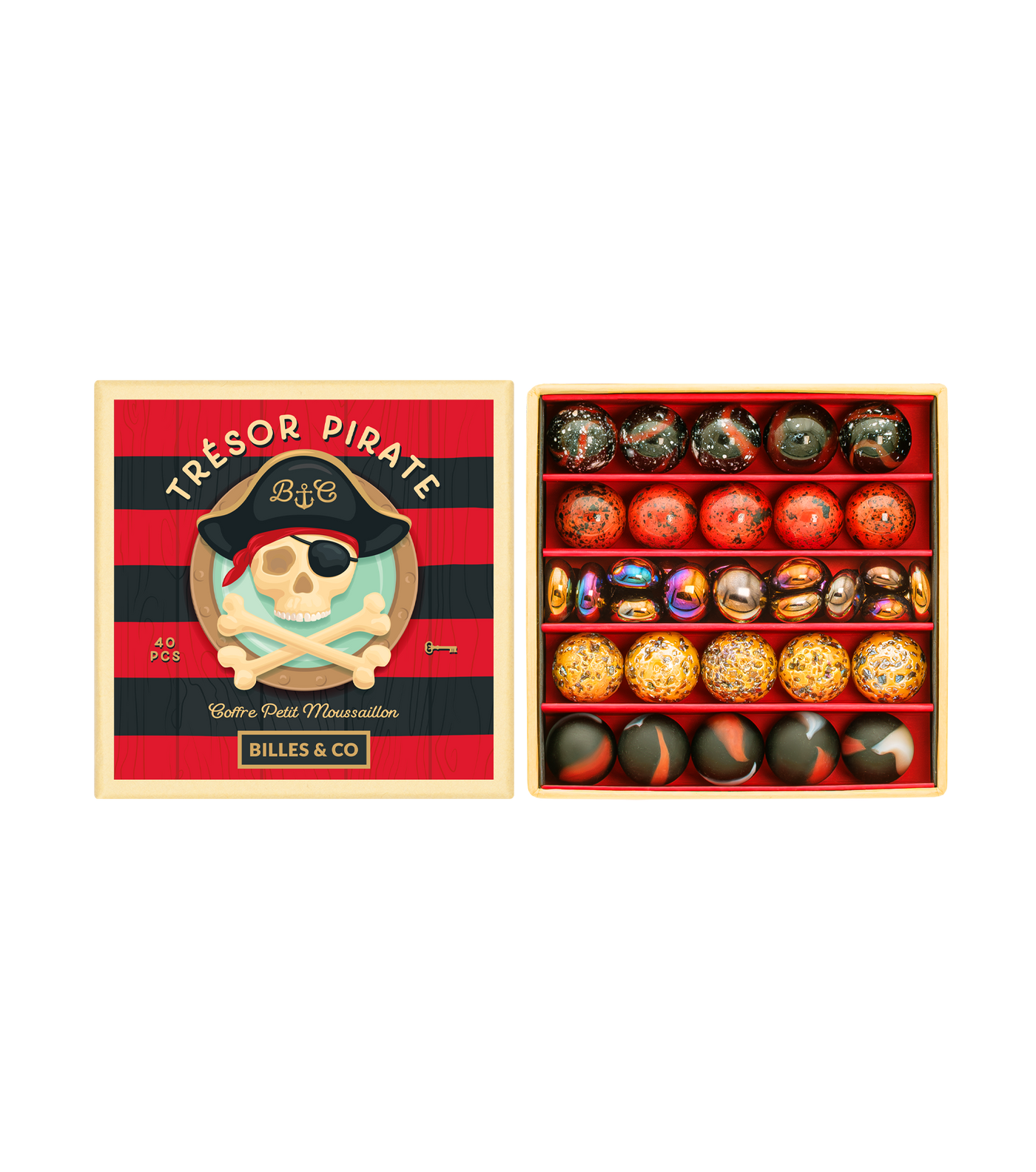 Pirate Treasure Marbles - Small Box