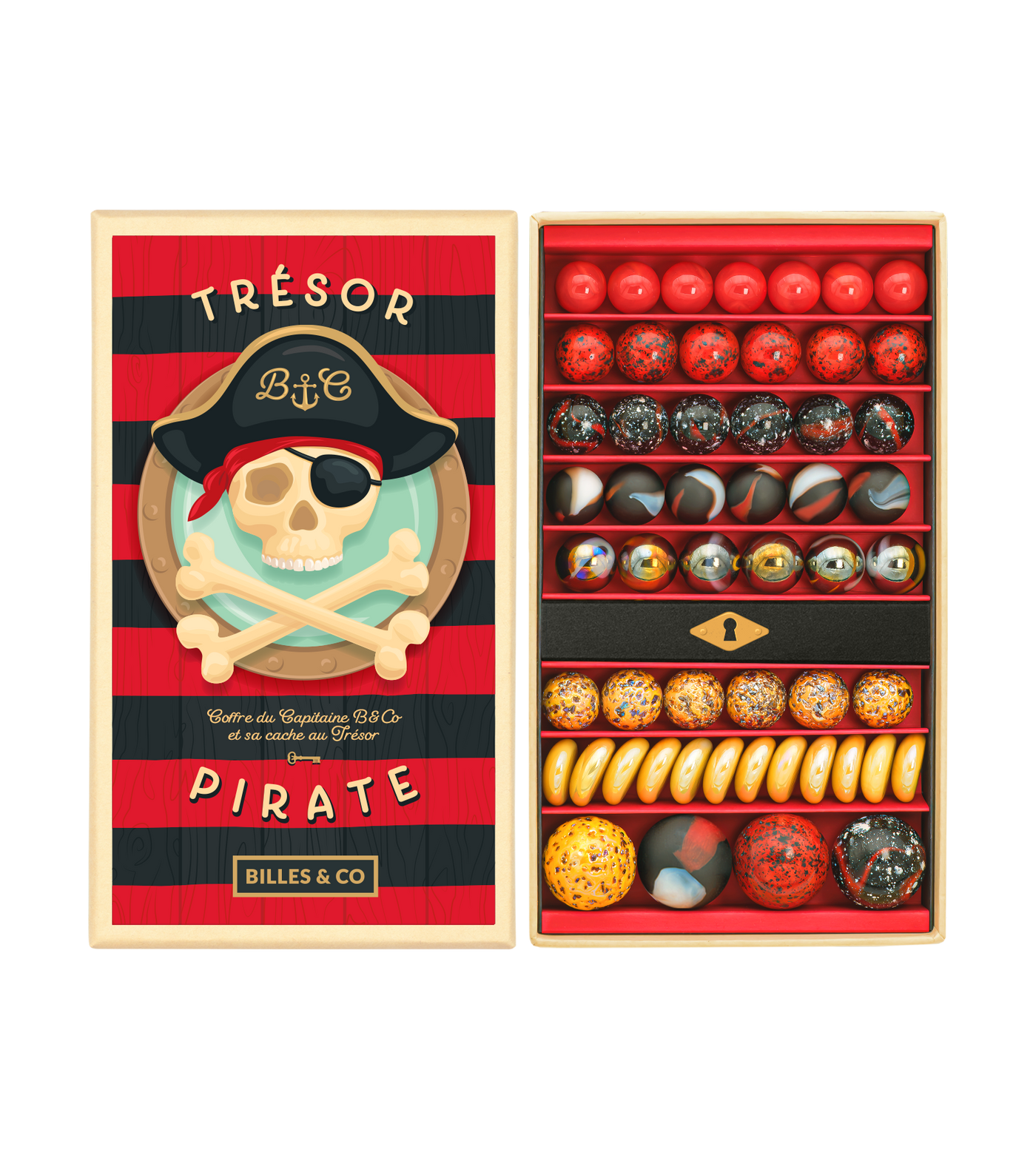 Pirate Treasure Marbles - Large Box