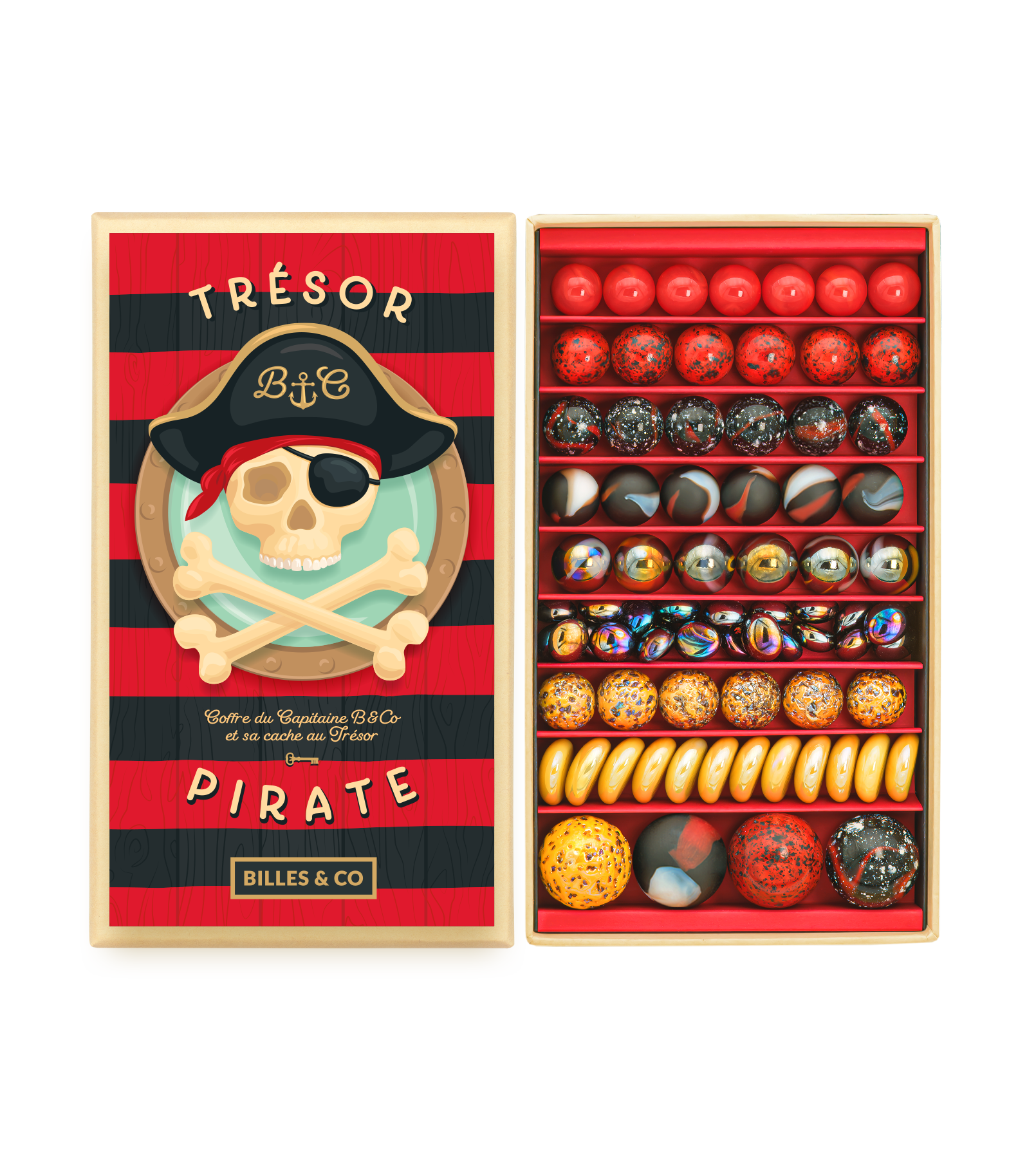 Pirate Treasure Marbles - Large Box
