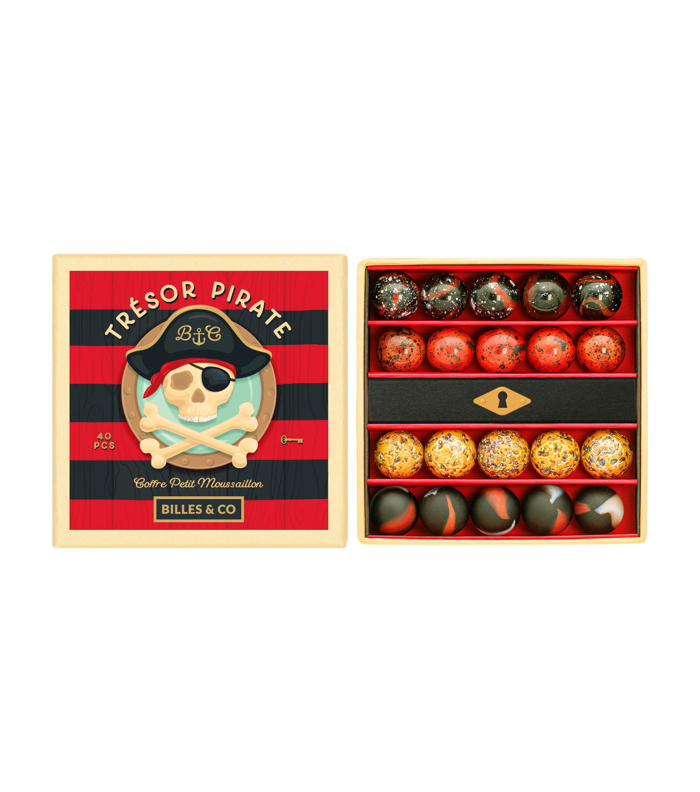 Pirate Treasure Marbles - Small Box
