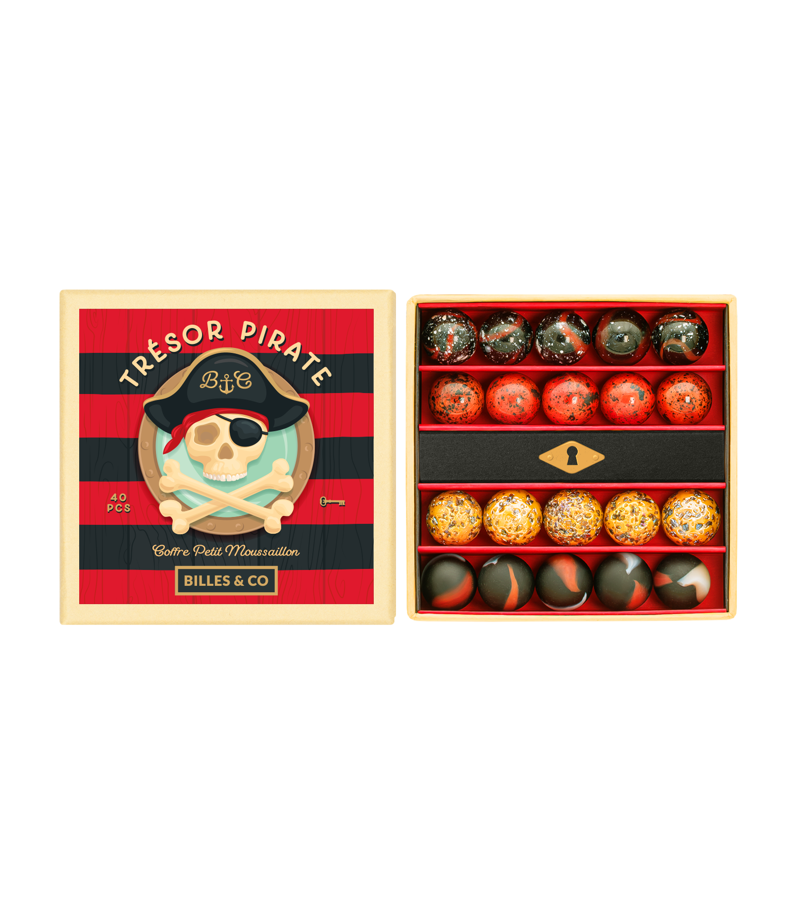 Pirate Treasure Marbles - Small Box