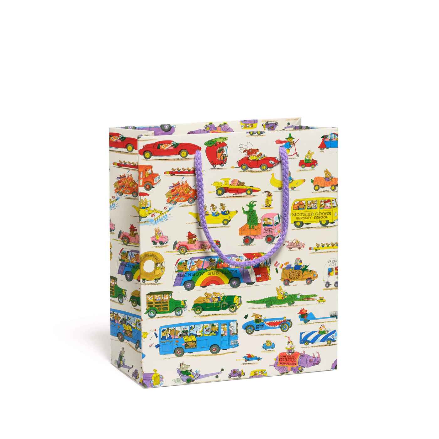 Richard Scarry Busytown Cars - Premium Medium Gift Bag