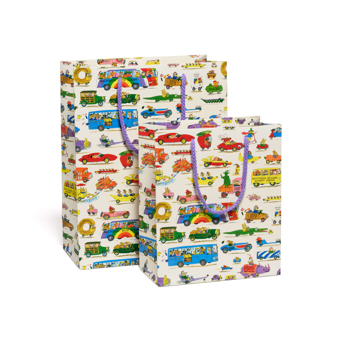 Richard Scarry Busytown Cars - Premium Medium Gift Bag