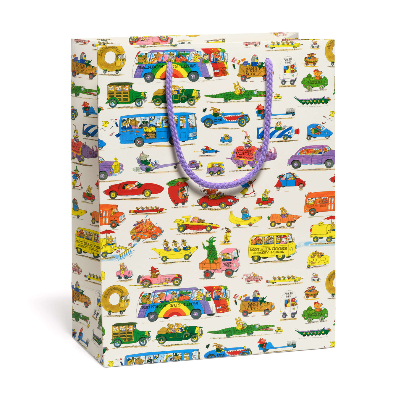 Richard Scarry Busytown Cars - Premium Large Gift Bag