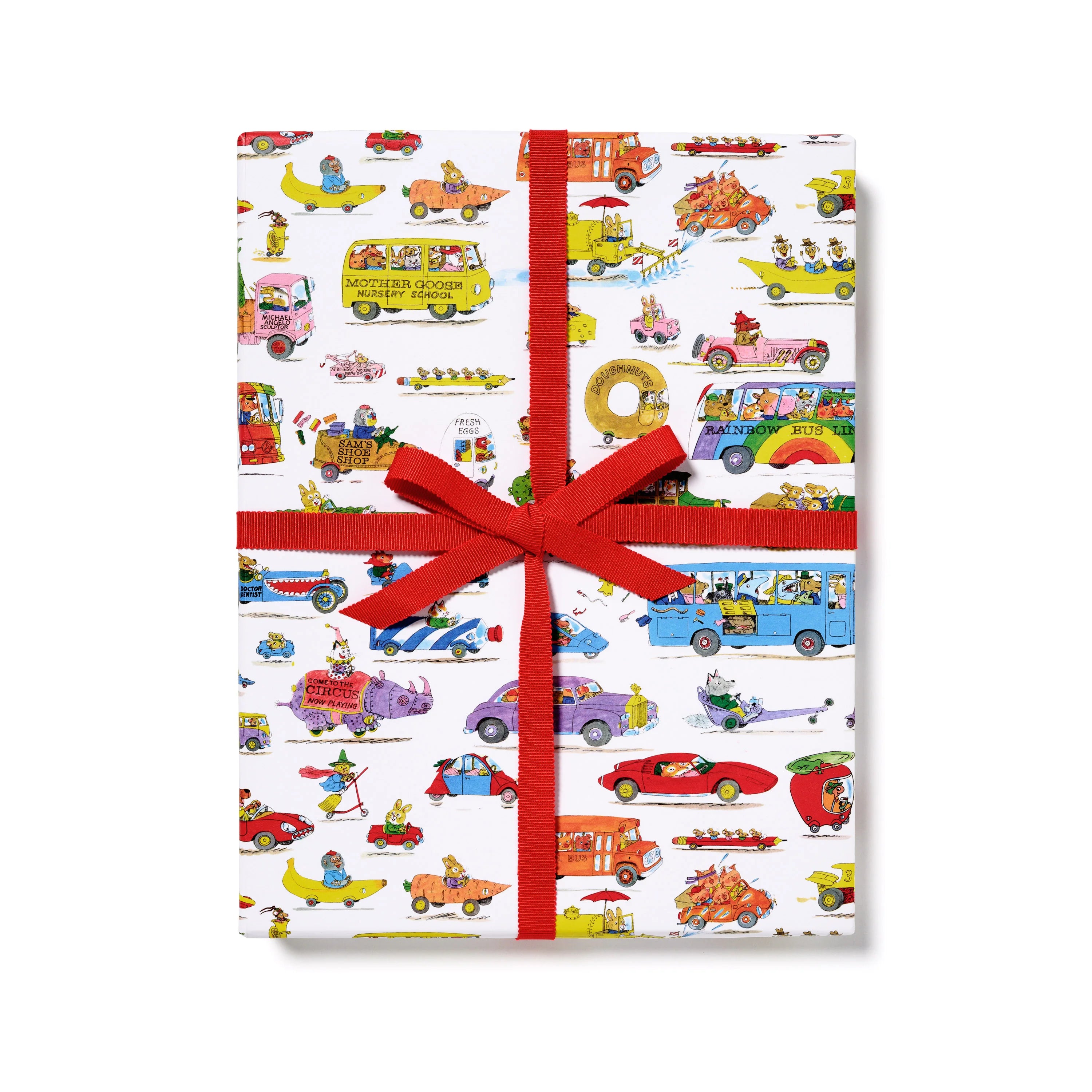 Richard Scarry Busytown Cars - Premium Gift Wrap Set