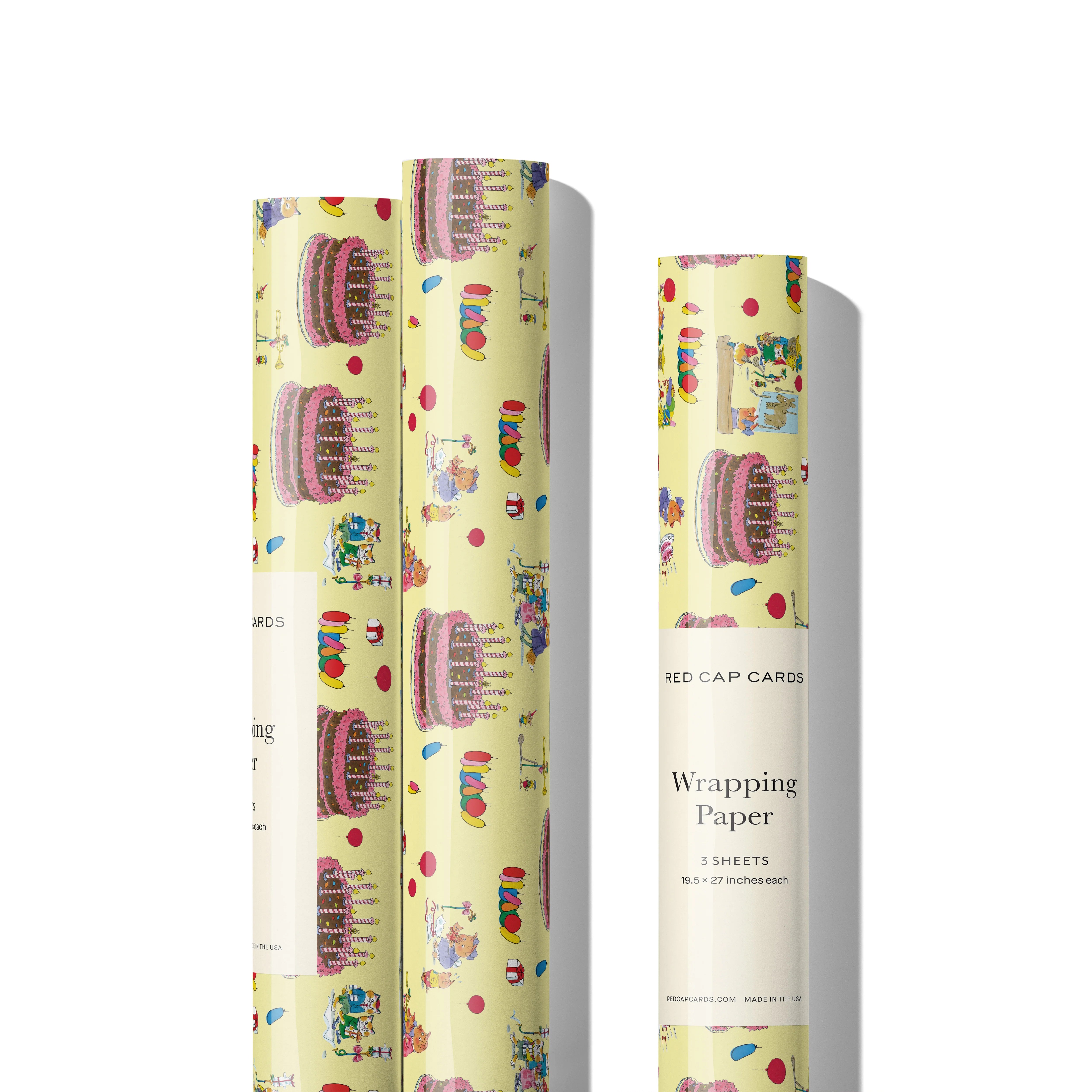Richard Scarry Dolly Pig Birthday - Premium Gift Wrap Set