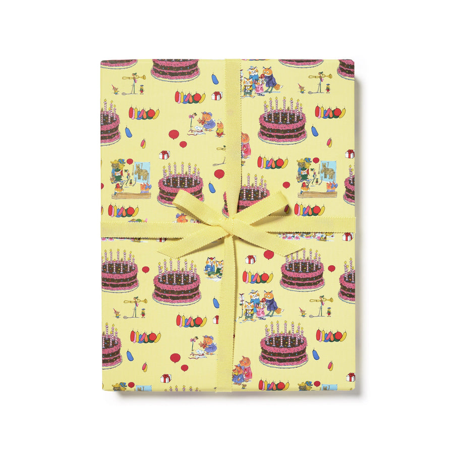 Richard Scarry Dolly Pig Birthday - Premium Gift Wrap Set